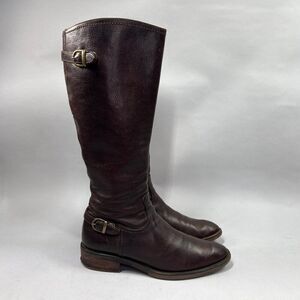Cordani Women's Size 8 Brown Leather Calf Height Riding Boots